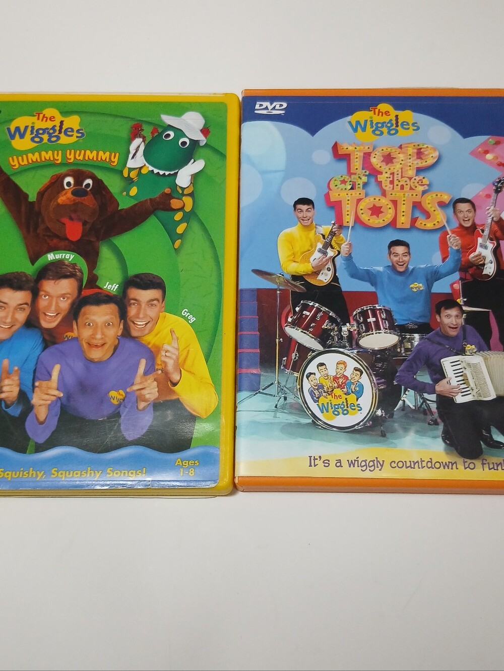 The Wiggles Top of the Tots DVD The Wiggles Yummy Yummy DVD